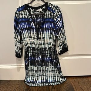 Parker silk tie dye dress -xs